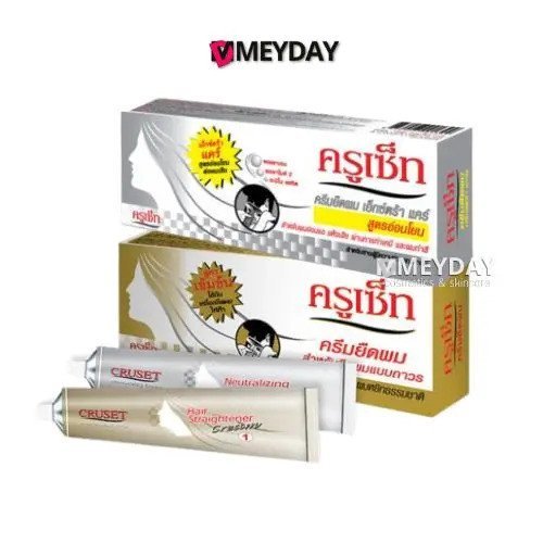Cruset Hair Straightener Cream Extra Care & Strong 60 ml. K4HY