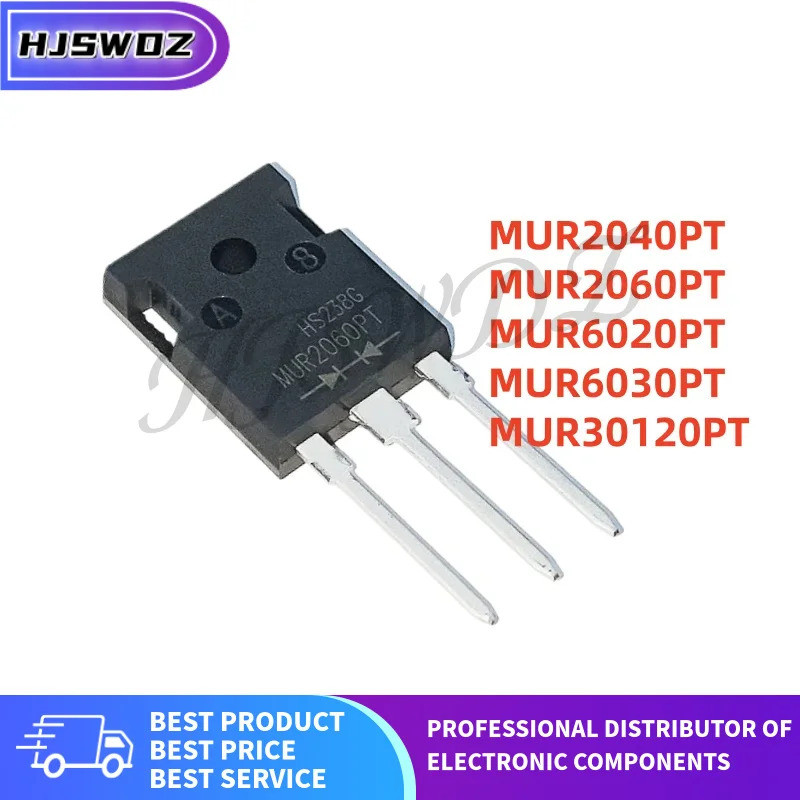5 ชิ้น/ล็อต 100% คุณภาพ MUR30120PT MUR2060PT MUR6030PT MUR6020PT MUR2040PT TO-247 Fast recovery ไดโอ