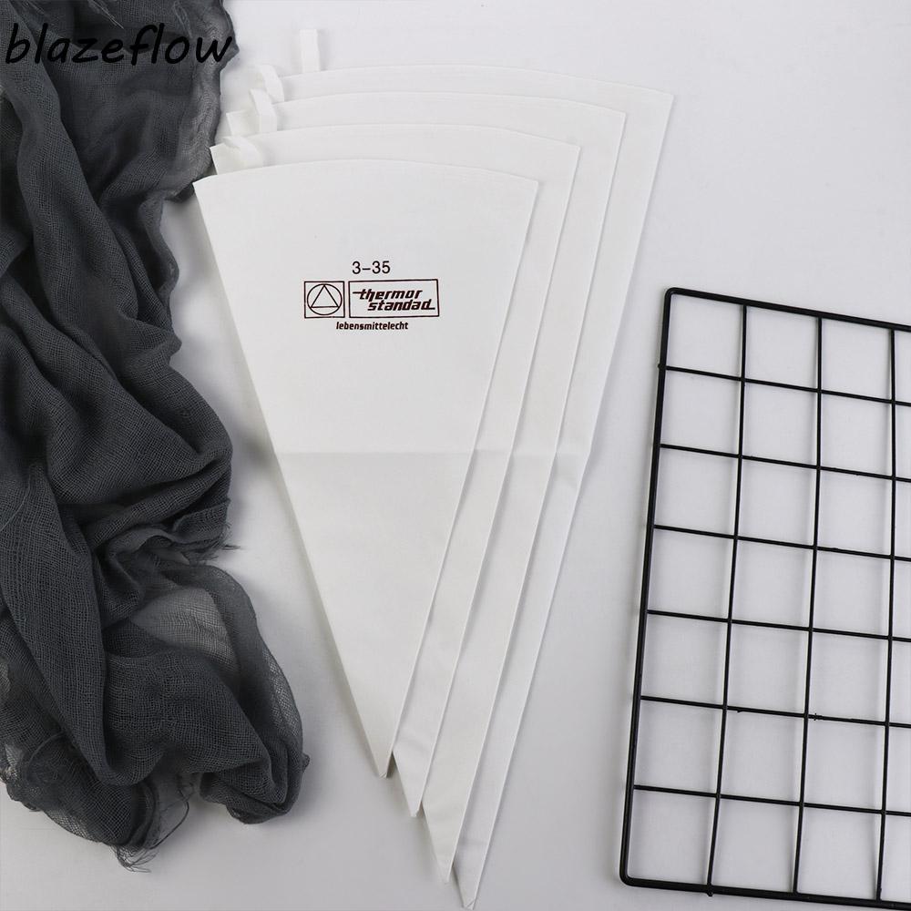 BLAZEFLOW Pastry Bag ช็อกโกแลตนํากลับมาใช้ใหม่สามเหลี่ยมปาร์ตี้คุกกี้บ้านท่อกระเป๋า