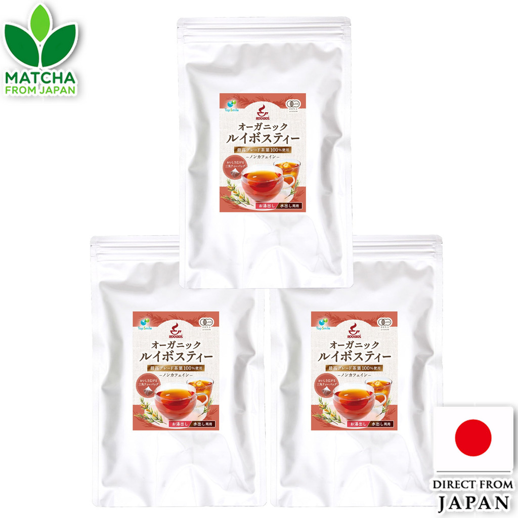 Rooibos Limited Organic Rooibos Tea JP20 Grade Decaffeinated Triangular Tea Bags For Hot And Cold Br