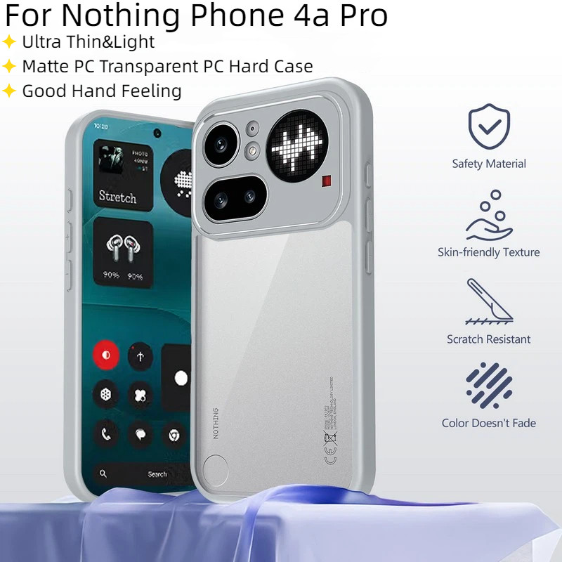 สําหรับ Nothing Phone 4a Pro Phone4A Pro Case Ultra Thin & Light Matte Transparent PC Hard Phone Cover Casing For Nothing Phone4A Pro