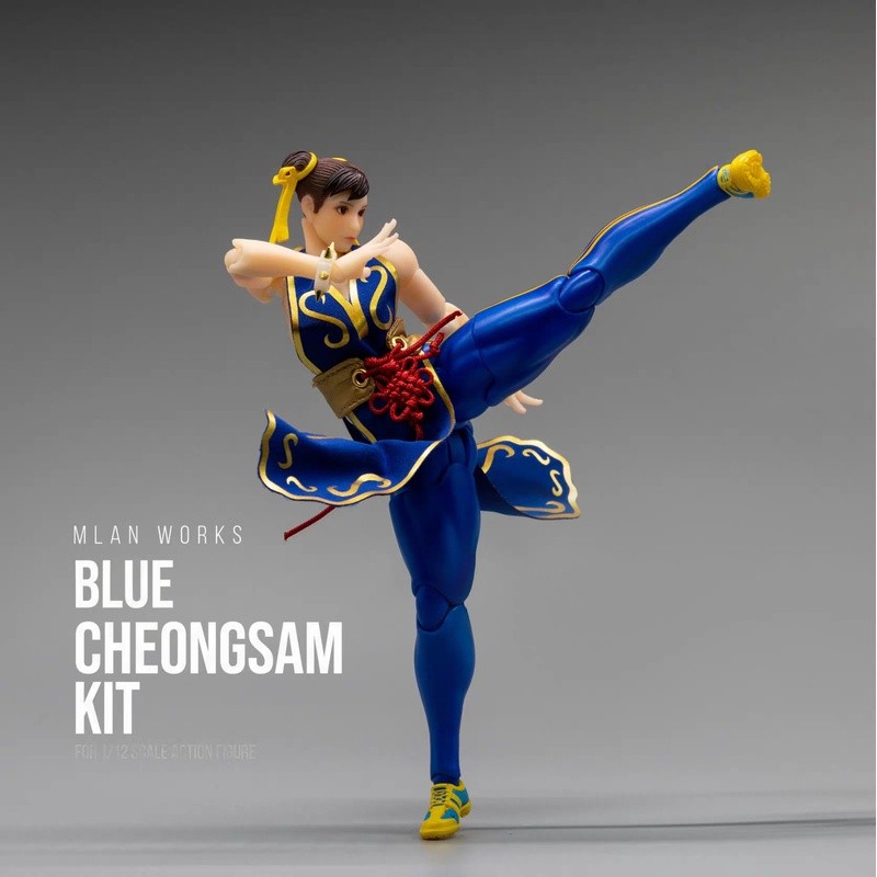 Street Fighter Game Chunli Xuanma Cheongsam ตุ๊กตาเครื่องแต่งกาย