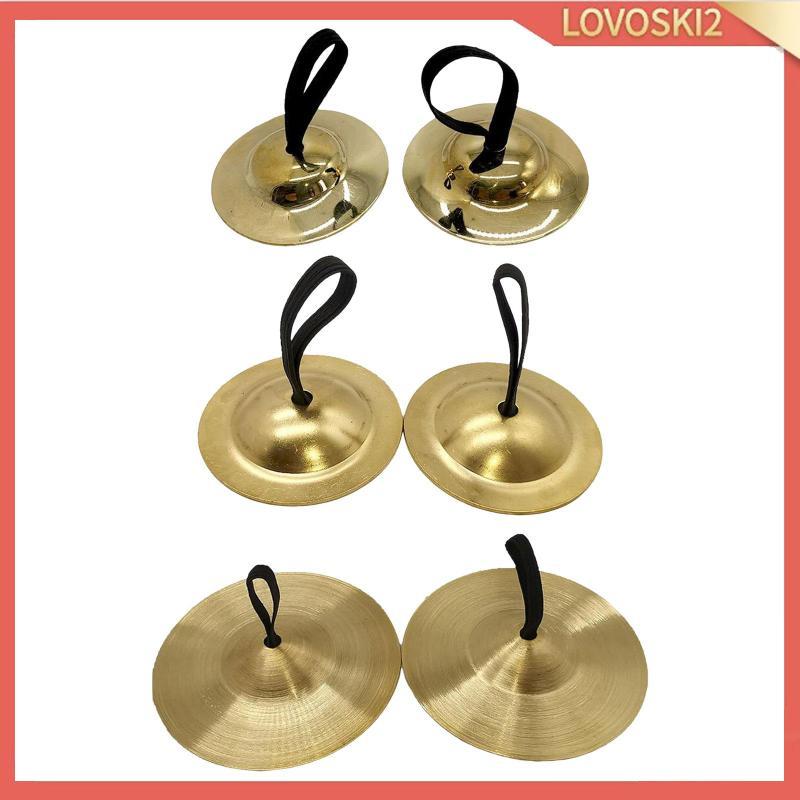 [Lovoski2] Kids Handheld Cymbals Finger Cymbals Percussion Educational Rhythm Hand Cymbals