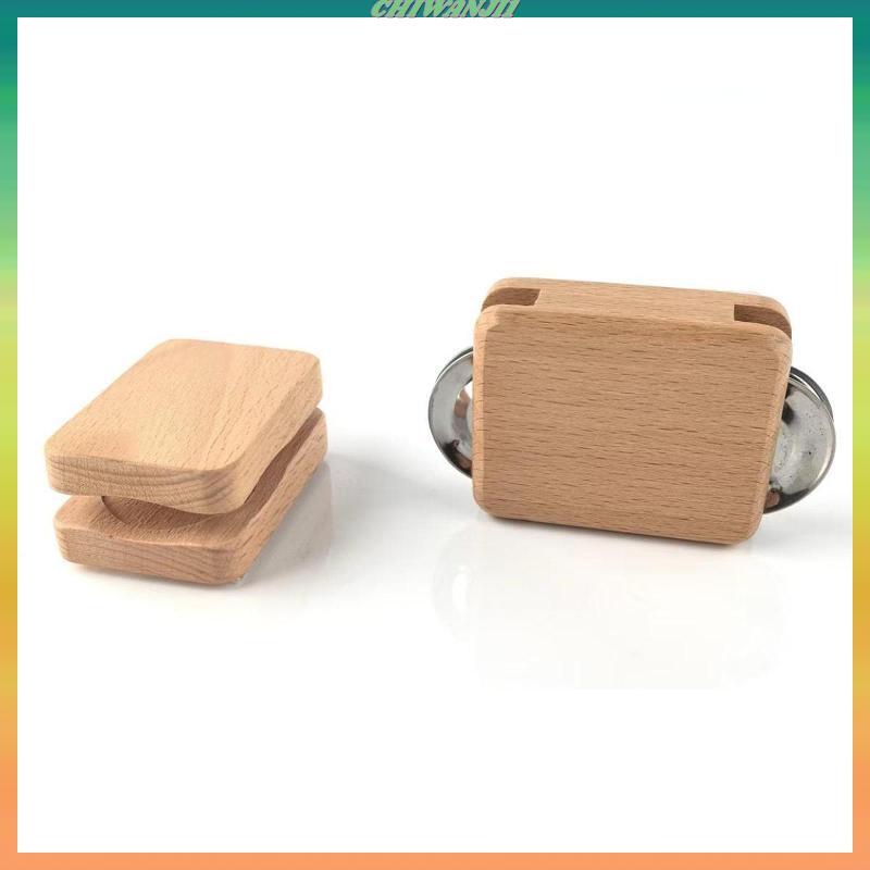 [ Chiwanji1] Cajon Castanet Portable Box Drum Companion Musical Percussion Accessory for Band Concer