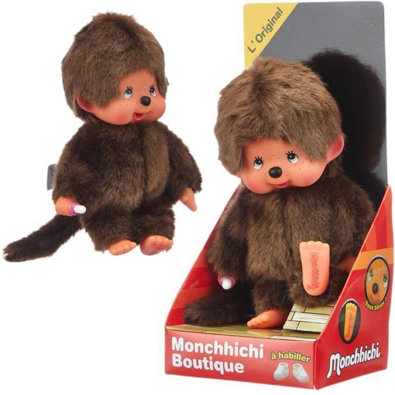 【พร้อมส่ง】monchichi พวงกุญแจ Monchi Bebichhichi Tuffy Monchhichi Keychain Limited Plush hipper kitty