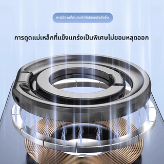 ที่ยึดโทรศัพท์แม่เหล็ก MagSafe พร้อมขาจับแบบวงแหวน ปรับได้สองแกน เกาะติดแน่น รองรับทุกรุ่นของสมาร์ทโฟน