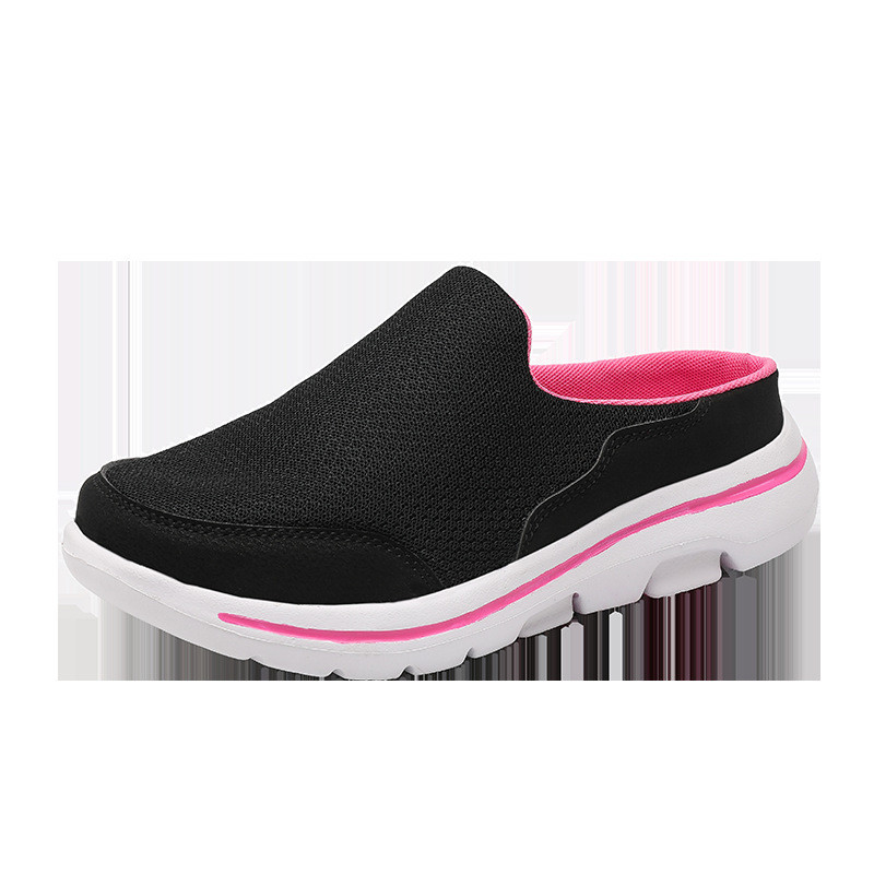 Outdoor Outdoor Single Net Middle-Aged One-Pedal Plus Size Mens Lazy Shoes