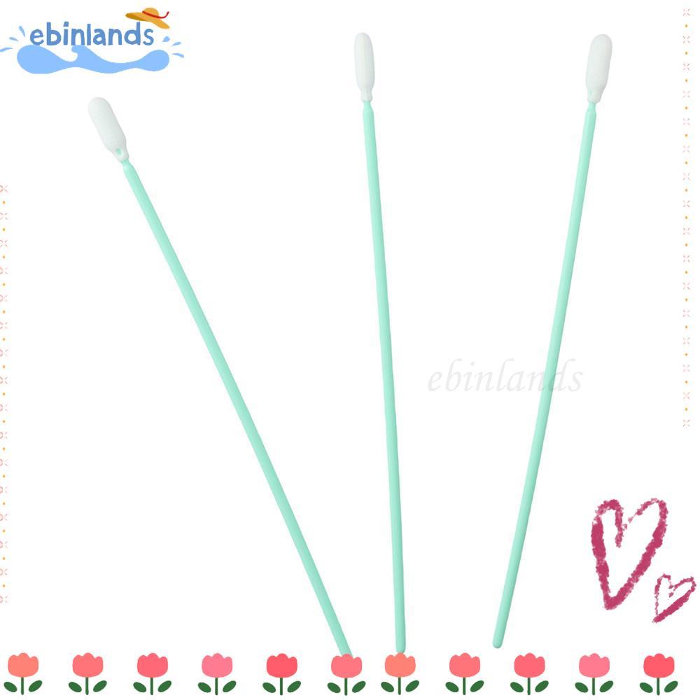 EBINLANDS 100 ชิ้นโฟม Swabs, 6.3 สีเขียวทําความสะอาด Swabs ชุด, ด้ามยาว 16 ซม.เคล็ดลับโฟมฟองน้ํา Sti