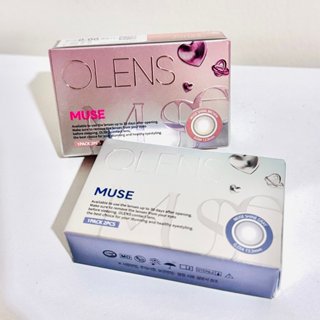 Nanalens/Muse สี Brown/Gray คอนแทคเลนส์รายเดือน เลนส์ปิดตาลอ…