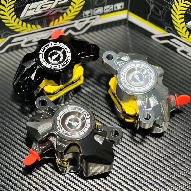 FJN GP7R Integrated Small Crab 84 Locking Point Titanium Alloy Piston Calf Pole Core No. คาลิปเปอร์ด