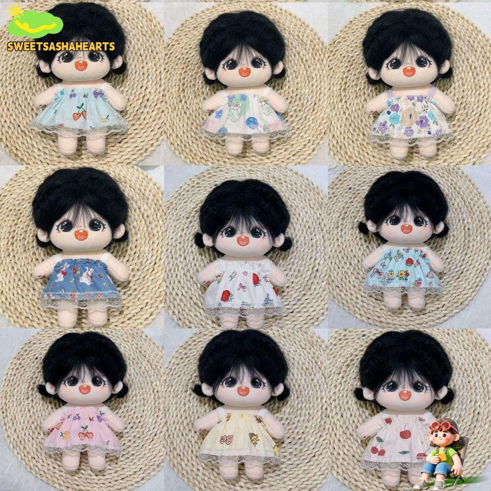 SWEE Doll เสื้อผ้าน่ารัก, ชุดเจ้าหญิงเครื่องประดับน่ารัก, อุปกรณ์คุณภาพสูงตุ๊กตาผ้าฝ้าย 20 ซม./ตุ๊กตาไอดอล EXO