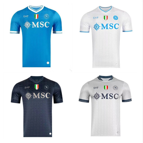 Champions League เวอร์ชั่น 2025 26 Naples Jersey กลับบ้านผู้รักษาประตูสาม เสื้อกีฬาผู้ชาย S-4XL