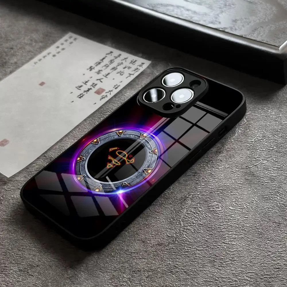 BK-3 Stargate Atlantis เคสโทรศัพท์สําหรับ IPhone 16 Pro Max 15 Plus 14 Pro 12 11 13 Mini X XR 6 8 7 