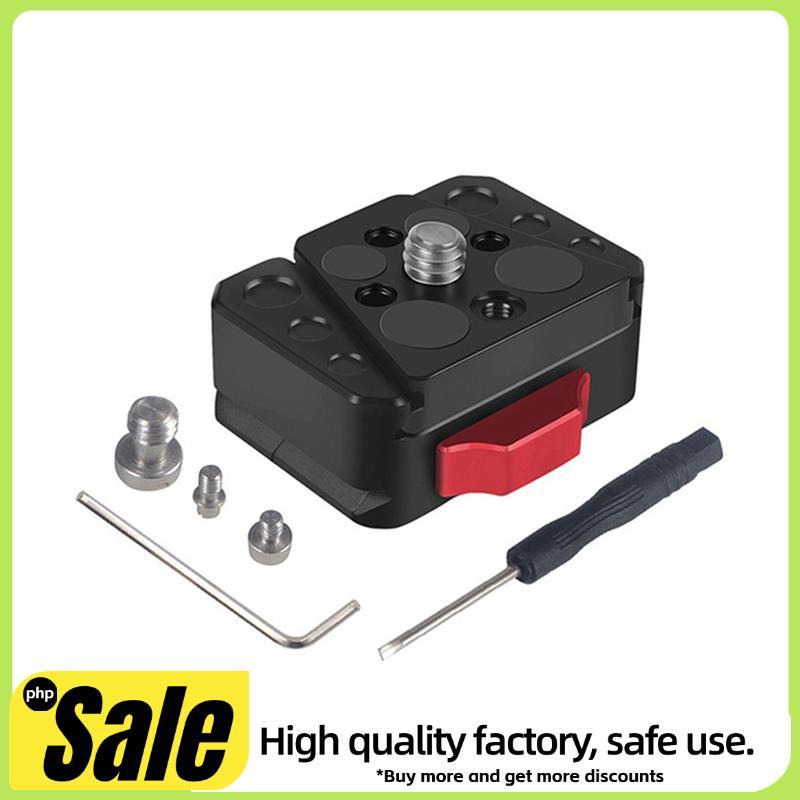Anti-Shake Quick Release Base 1/4 Universal V-Type Quick Release Plate กล้องกีฬา Quick Release Brack