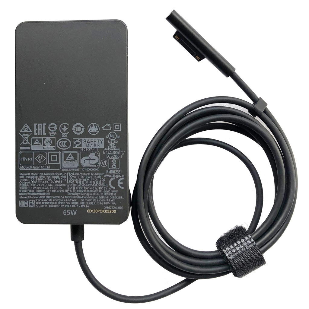 Microsoft 15V 4A 65W สําหรับเครื่องชาร์จอะแดปเตอร์ pro3 pro4