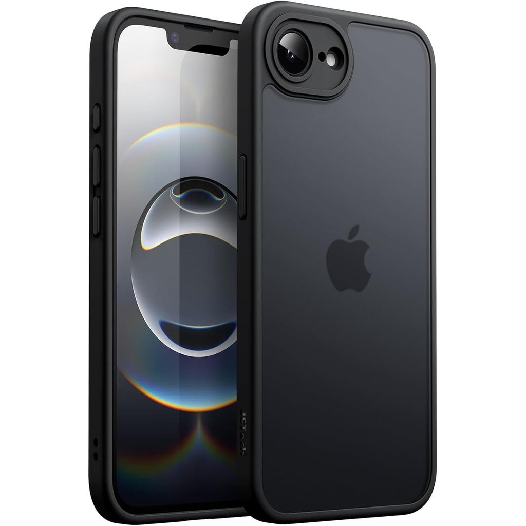 JETech Matte Case for iPhone 17e (2026) / iPhone 16e, กันกระแทกเกรดทหาร, เคสโทรศัพท์ด้านหลัง Frosted