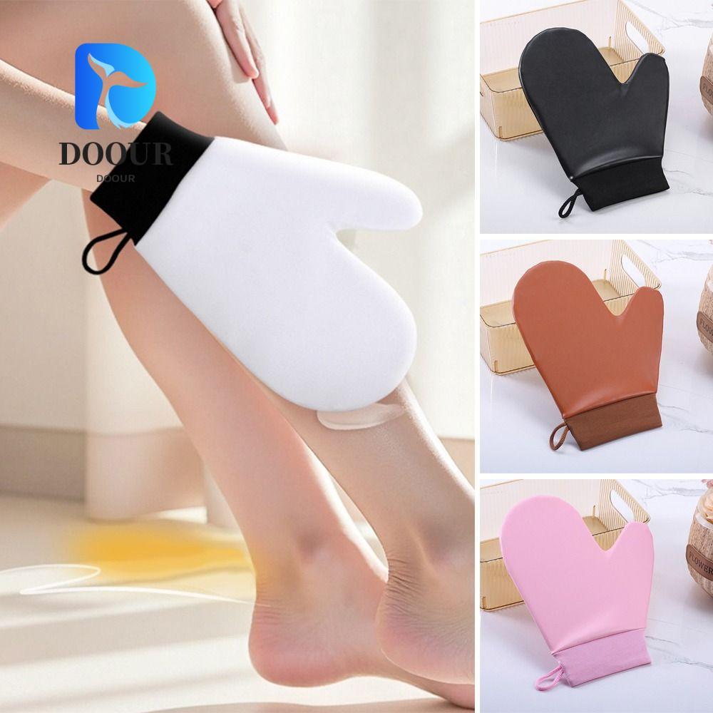 DOOUR ถุงมือโลชั่นบํารุงผิว, หนังแห้งเร็ว Self-Tning Mitt, Creative ล้างทําความสะอาดได้ Sunless ปลอม