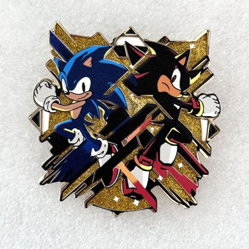 เข็มกลัด Sonic Charter Collectors โฮมเมด จากอะลูมิเนียม
