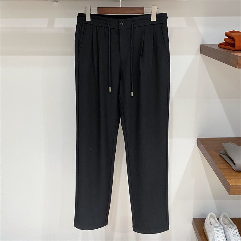 FLCL Italy BC 26Spring and summer new men's old money style fashion versatile elastic waist drawstri