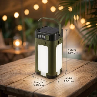 ไฟเต็นท์ กันน้ำ IPX4 ไฟโซล่าเซลล์ แคมป์ปิ้ง 20000mAh สว่างรอบทิศทาง 360 องศา ชาร์จเร็ว Type-C ของแท้ ส่งเร็ว