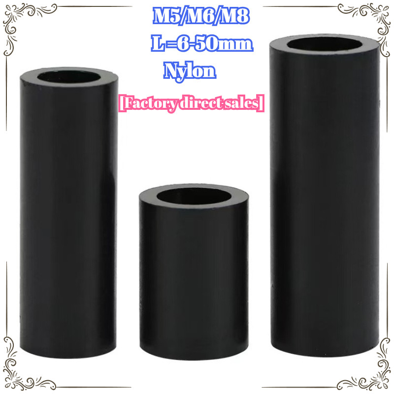 คอลัมน์แยกฉนวน,คอลัมน์แยก ABS สีดําผ่านคอลัมน์แขนไนลอนM5/M6/M8 LMF-MB