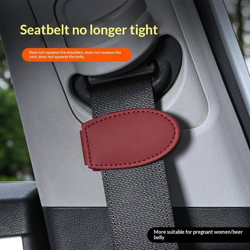 DOOULADY Magnetic Car Seat Belt Adjuster Car Seat Belt Fixing Clip Adjustable Magnetic Seatbelt Clip เข็มขัดนิรภัยรถยนต์ Bule Clip TH