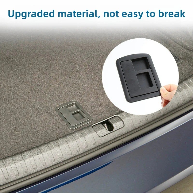 1pcs รถ Trunk Liner ฝาครอบ Cargo Handle Bezel สําหรับ Audi 2013-2025 A3 A4 B7 B8 Avant A5 8T A6 C7 A