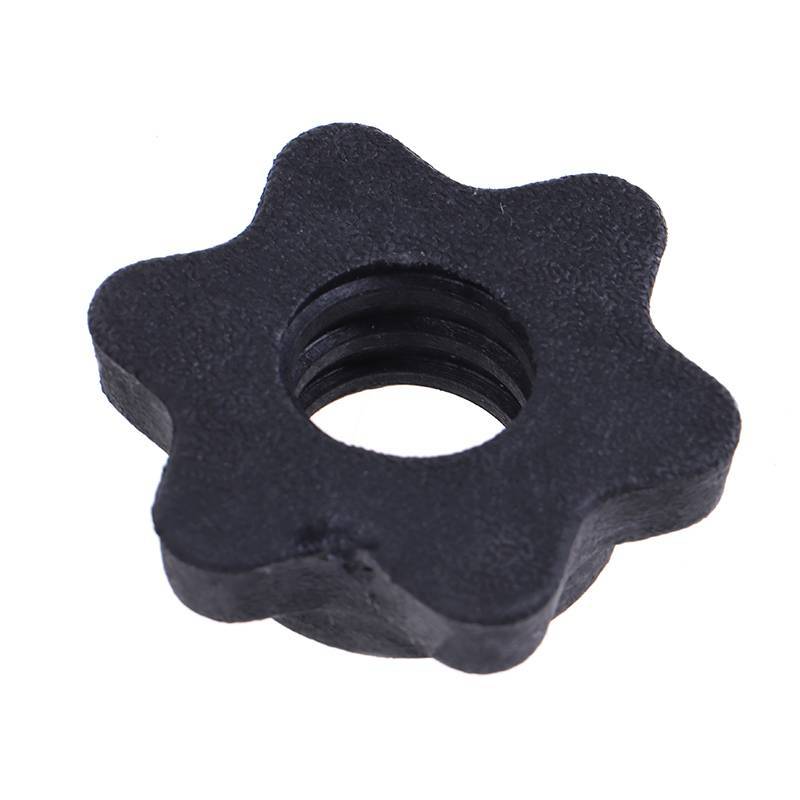 [fnuwtriy] Dumbbell Hex Nut Dumbbell Rod Nut Spinlo Collars สําหรับ Barbells Barbell Training Sports