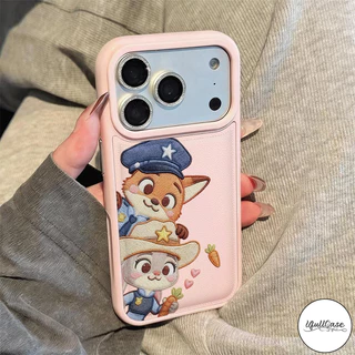 เคสโพรงใหญ่ ลับคู่นิคจูดี้ สัตว์น่ารัก สไตล์ฮิต สำหรับIPhone 17 15 16 13 11 AIR XR 12 14 Pro Max 7 16 14 15 8 Plus X SE
