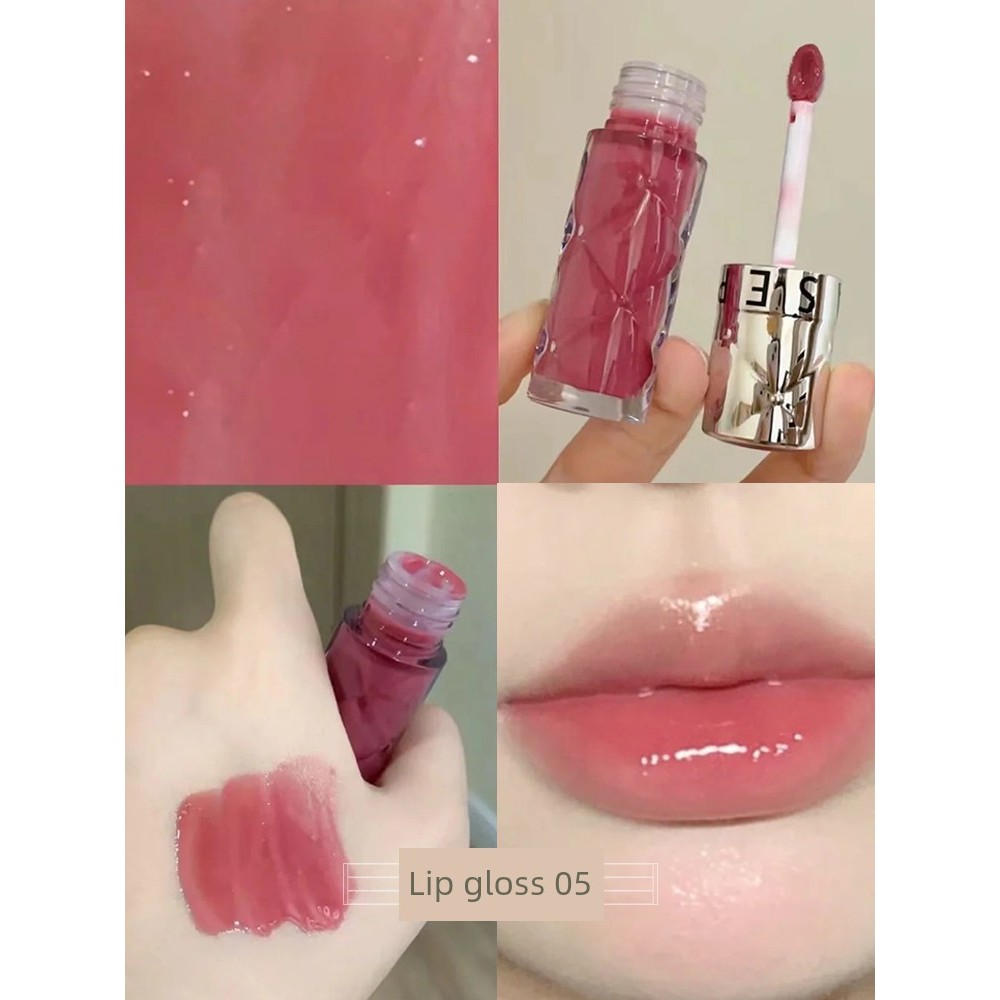 ลิป ออยล์ ลิปกลอส Sephode Lip Gloss Sample rhode Test Color Water Gloss Mirror Lip Gloss Lip Oil Nud