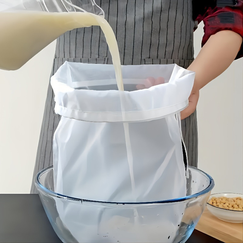 Kitchen Filter Mesh Bags Reusable Food Grade Soy Milk Filter Bags Food Strainer Bag for Soy Milk Jui