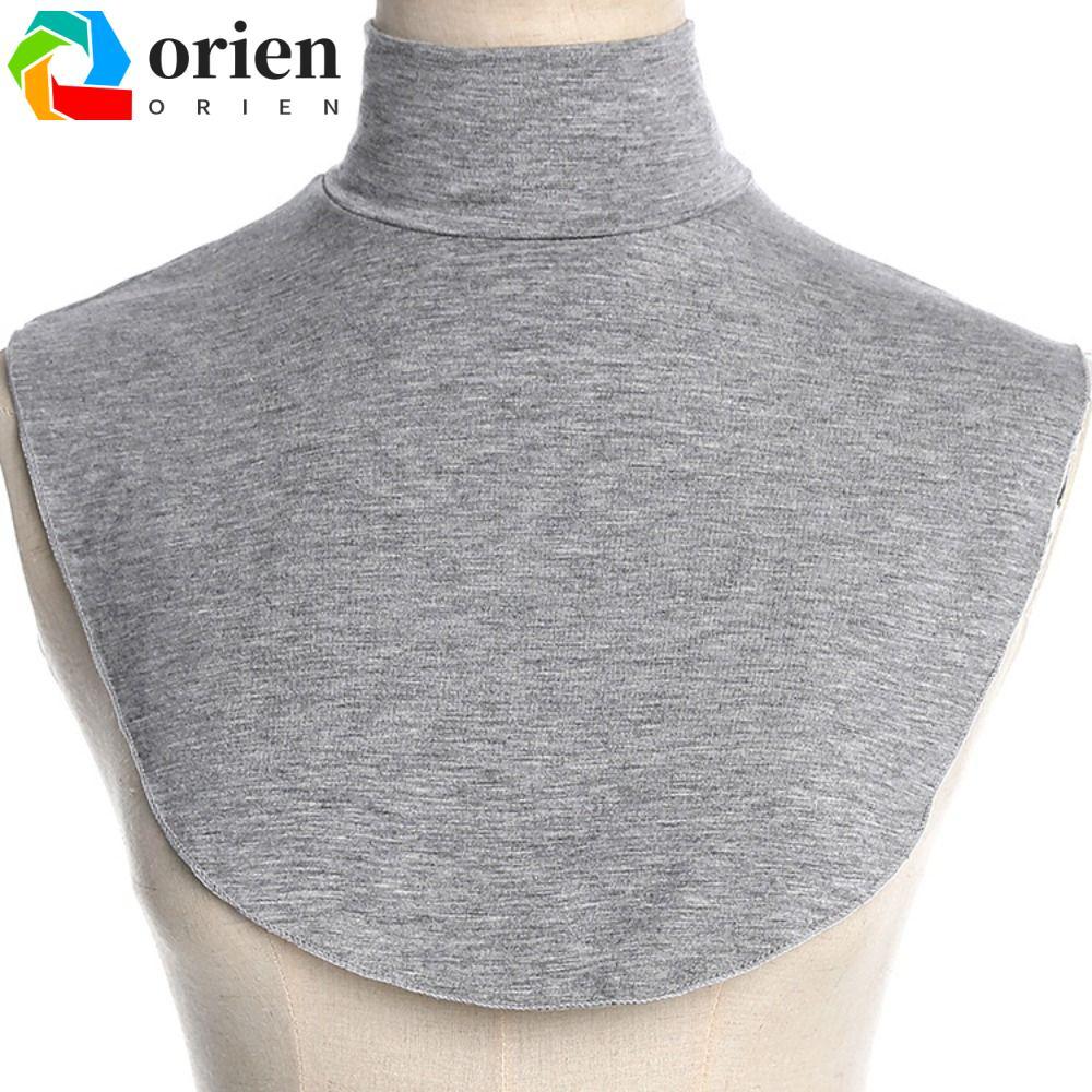 ORIEN ปลอกคอสูงคอสูง Modal Ramadan Hijab Cover