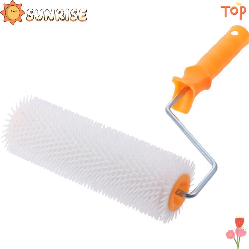 SUNRISE Latex Floor, Plastic Durability Spike Roller, Paint Brush Roller 23cm/9 Leveling Screed Epox