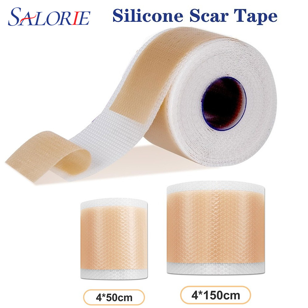 แผ่นแผลเป็นซิลิโคน ซาโลรี แผ่นซิลิโคนแผลเป็นแบบใช้ซ้ําได้ เทปแผลเป็นซิลิโคนอ่อนนุ่มสําหรับแผลเป็นต่างๆ