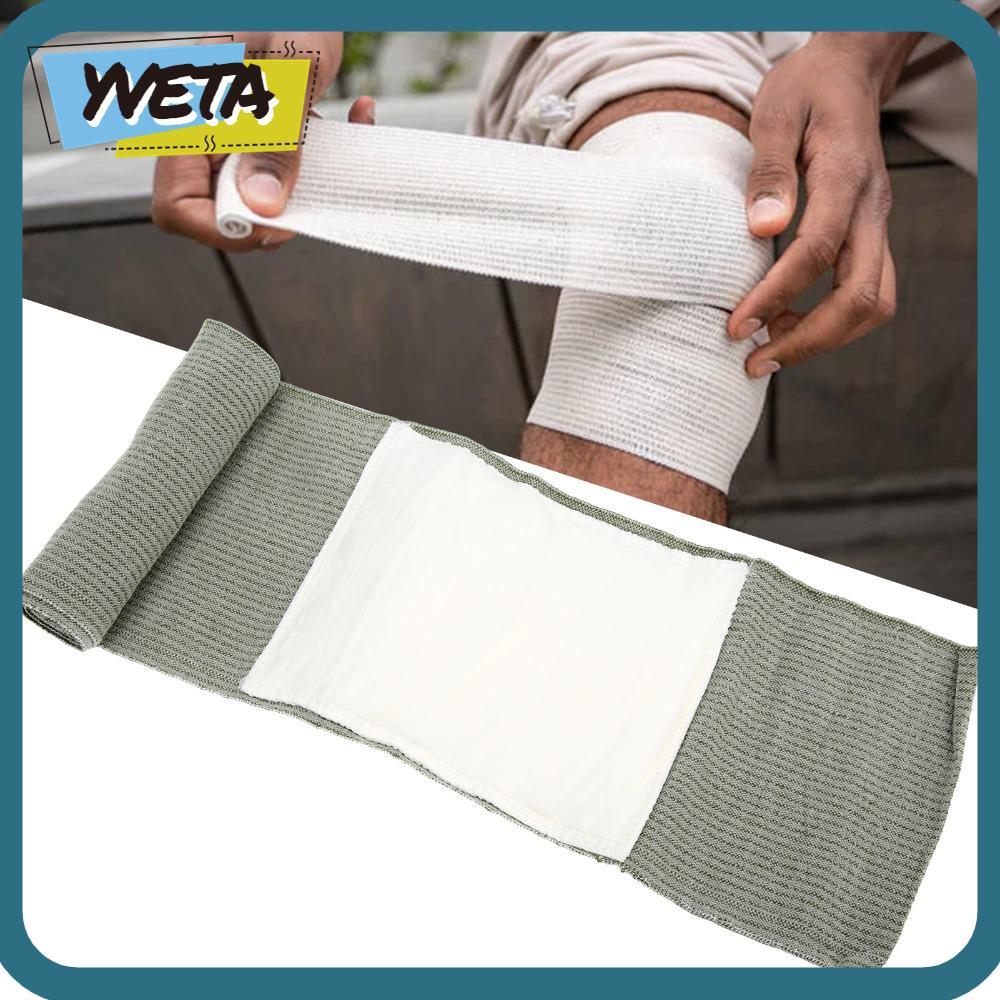 YVETA 4 ชิ้น/เซ็ต Israeli Bandage, Steile High Elasticity Compression Bandage, ทนทานสูญญากาศปิดผนึก 