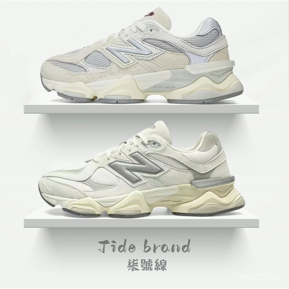 NB NB ขนาด 7-สไตล์ใหม่ NB 9060 Casual Yuanzu Off-White U9060ECA U9060LNY