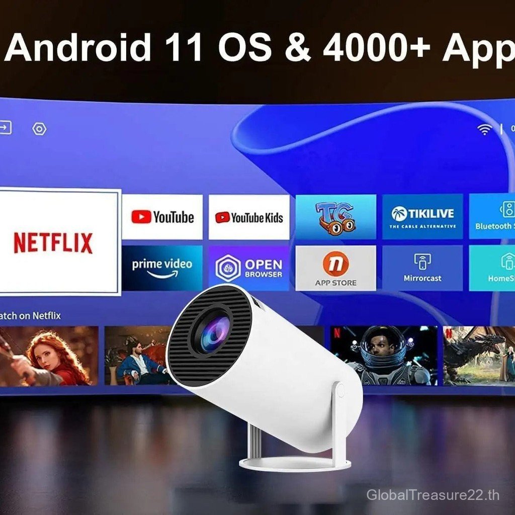 HY300 หลอดโปรเจคเตอร์ โปรเจคเตอร์ HD ขนาดเล็กในครัวเรือนแบบพกพา#HY300投影仪筒机便携家用迷你高清投影机projector