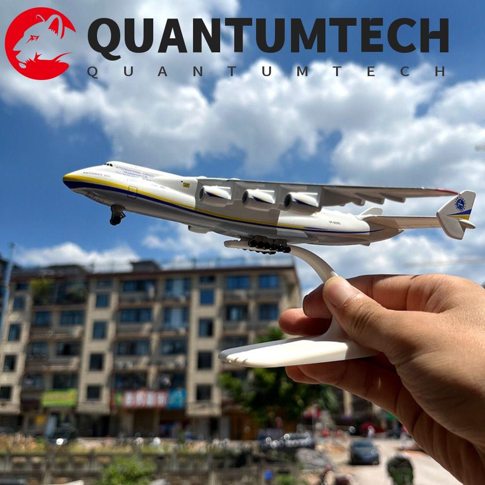 QUANTUMTECH AN225 เครื่องบินโมเดล,โลหะDiecast Antonov an-225,ตกแต่งMriya 20 ซม.จําลองเครื่องบินรุ่นต