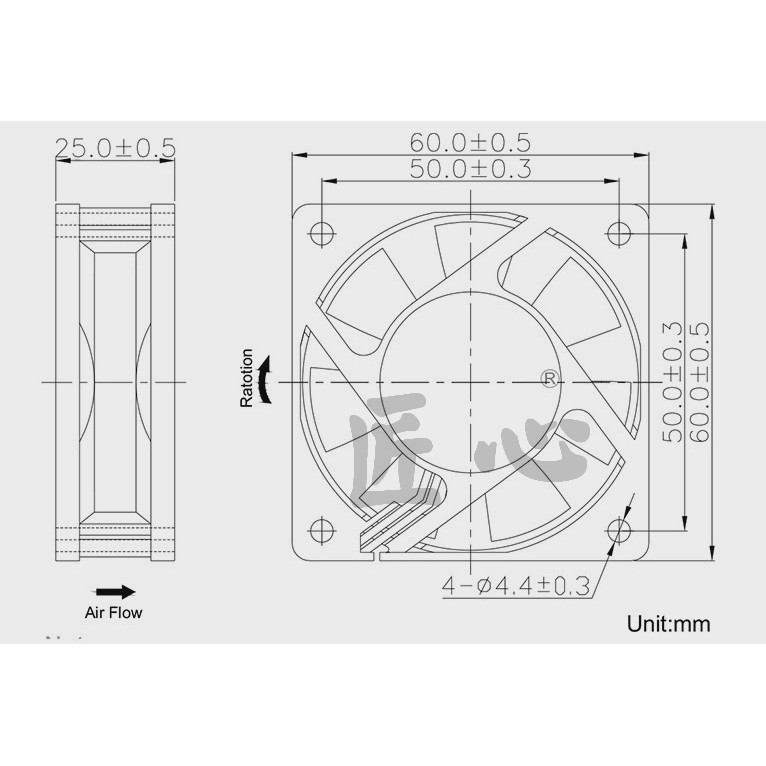 [คลังสินค้าพร้อม] AVC 6025 F6025B12L 12V 0.12A พัดลมแชสซีเงียบบอลคู่