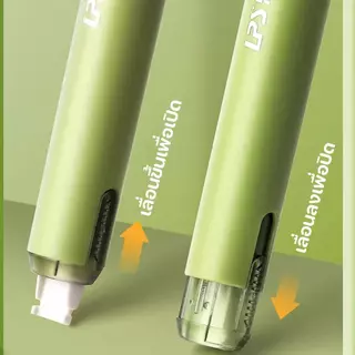 เทปลบคำผิด รูปทรงปากกา ขนาด 5 มม. x 6 ม. ใช้ลบคำผิด บอดี้สีพาสเทล อุปกรณ์เครื่องเขียน พร้อมส่งในไทย