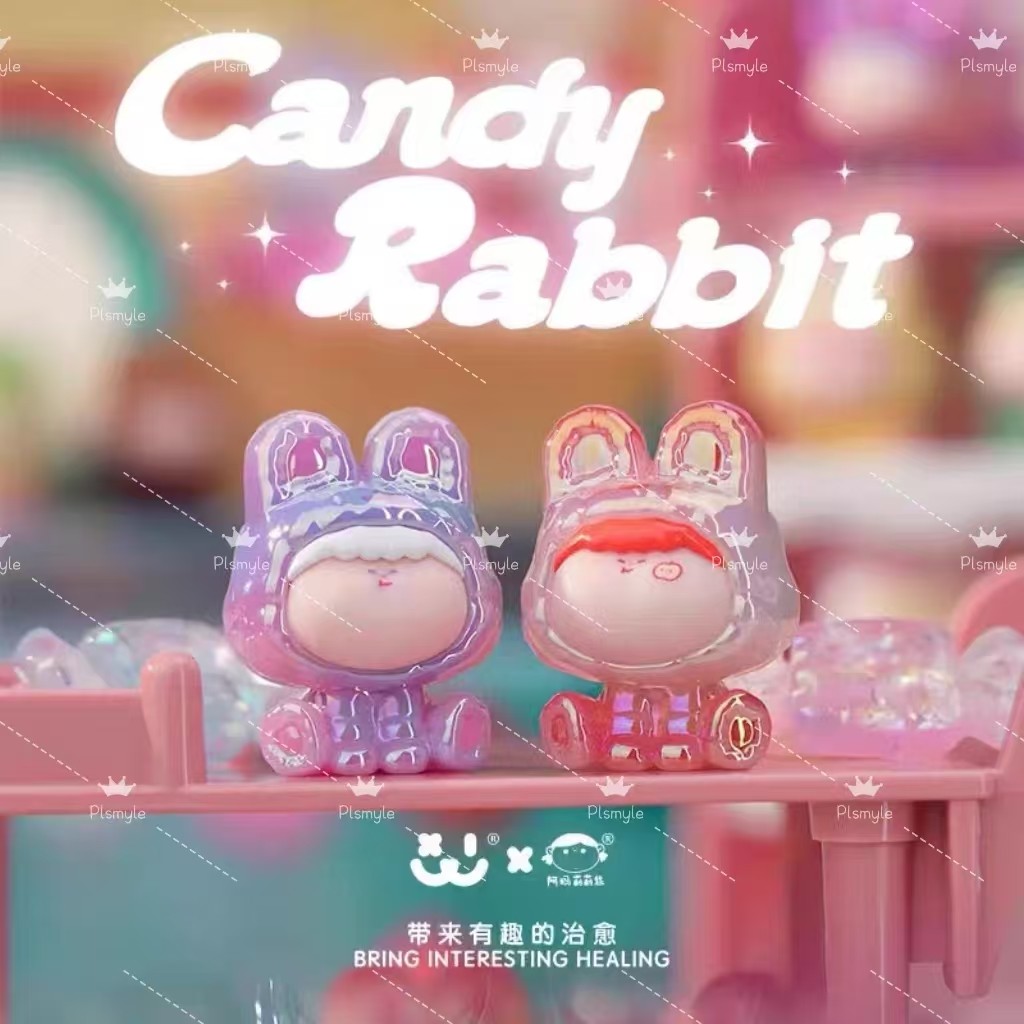 [Amlls Bunny Groups] Amlls Bunny Mini Figures Groups (ของแท้) Series Rale Deal อินเทรนด์เล่นของขวัญของเล่น Sulit อะนิเมะตกแต่งโต๊ะ