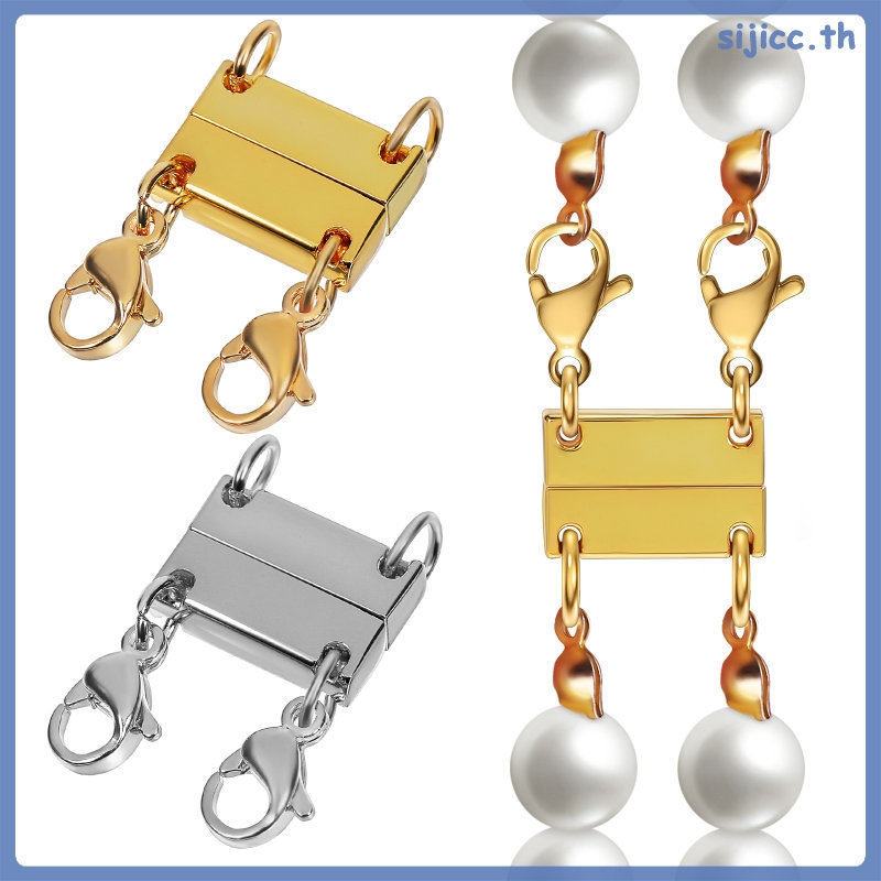 💍 2 Pcs อุปกรณ์เสริมตัวล็อกสร้อยคอสำหรับสร้อยคอหลายชั้น ตัวแบ่งสำหรับผู้หญิง