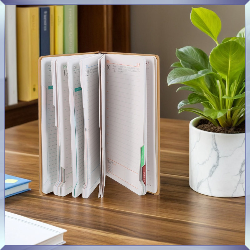 ปฏิทินรายเดือน Planner 2026: A5 Pu Cover Planner สมุดบันทึกรายวันสําหรับ Schedule Budget & Meal Plan