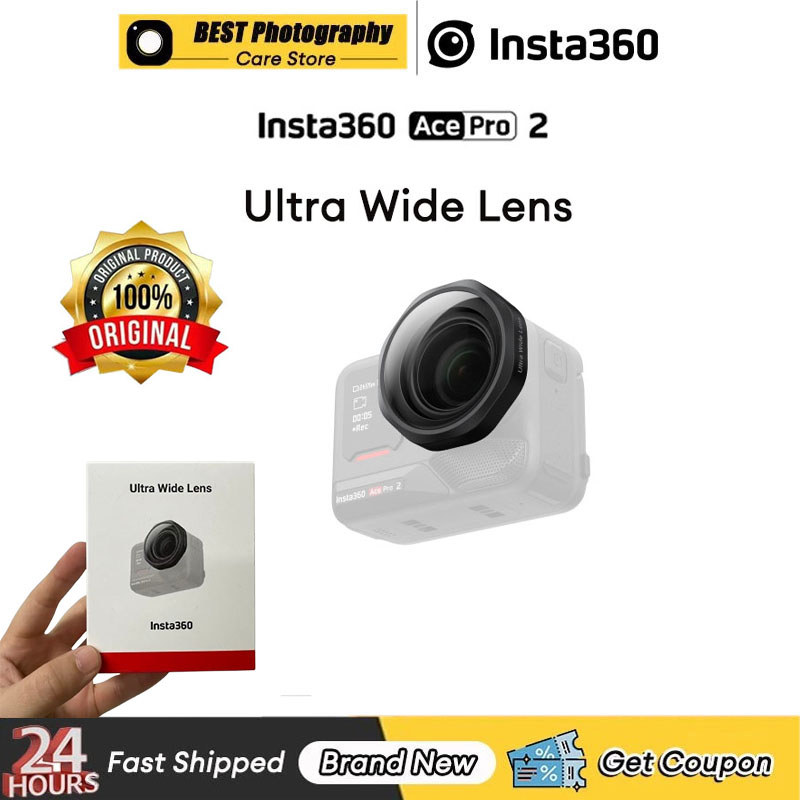 【🇹🇭 24h กรุงเทพฯ】Original Insta360 Ace Pro 2 Ultra Wide Lens าหรับ Insta360 Ace Pro 2 อุปกรณ์เสริมสําหรับกล้อง