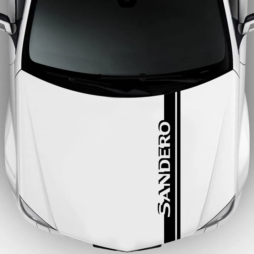 Doordash Car Hood Sticker Vinyl Fashion Fun Film Cover Decal Dacia Sandero Stepway R4 Xplore Techroa