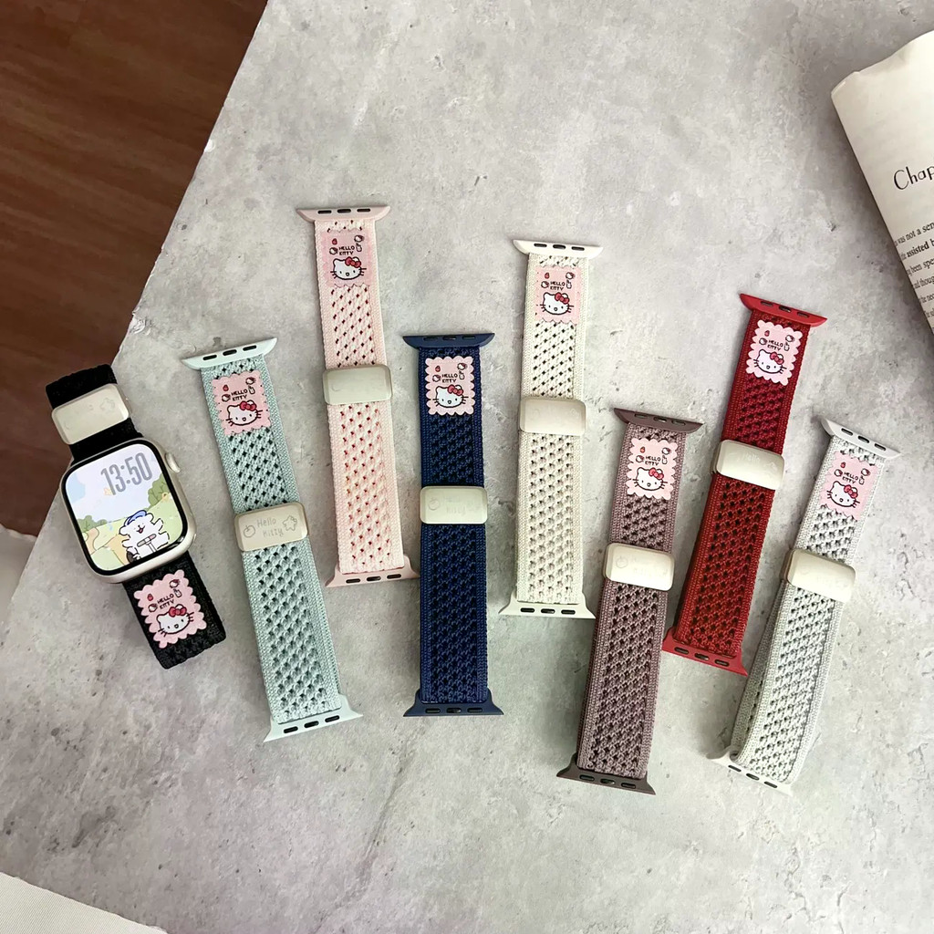 Kt Cat เหมาะสําหรับ Apple Watch 10th Generation 42/46mm1-9 Strap