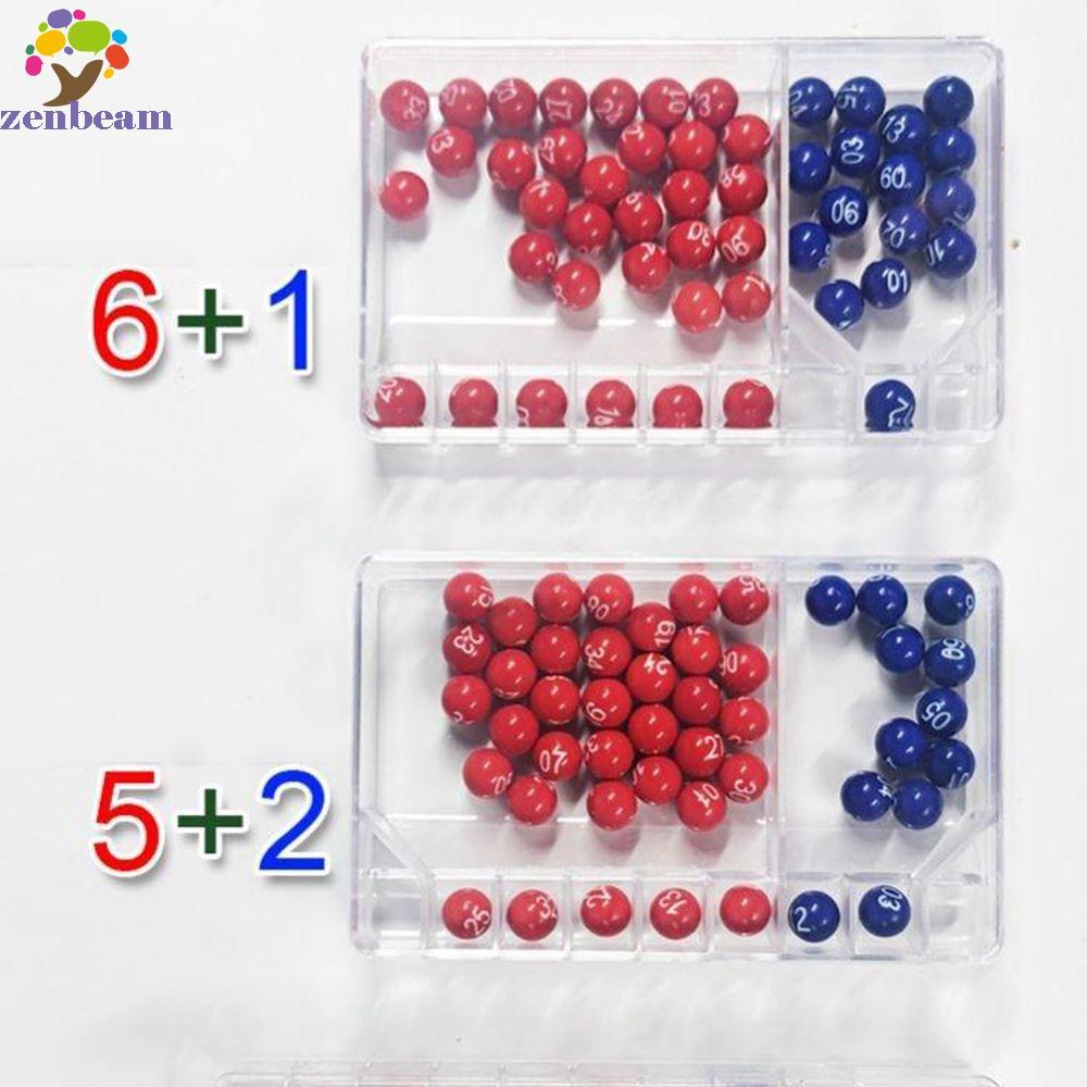 ZENBEAM Lucky Lottery ของเล่น 5+2 6+1 Fortuna ความบันเทิง Easy Read Numbers Entertainment Jackpot Sh