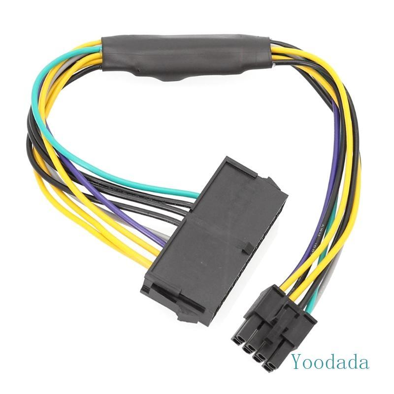 Yoo 24 Pin to 8 Pin Power Adapter Cable Replacement for Optiplex 3020 7020 9020