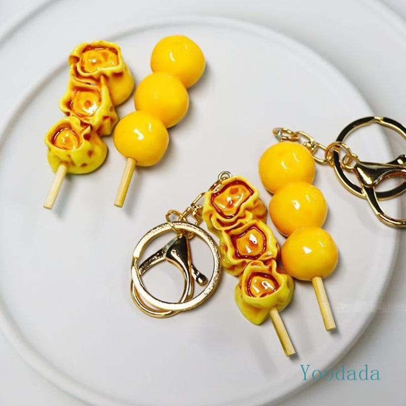 พวงกุญแจ Yoo Fish Siu Mai ทำด้วยยางทนทาน เหมาะสำหรับตกแต่งกระเป๋า