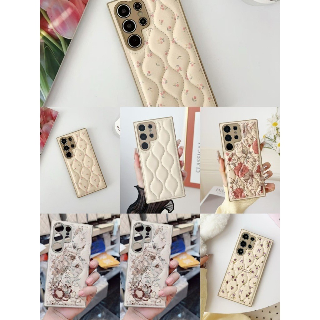 เคส S25 Ultra / S24 Ultra / S23 Ultra / iph 11-15 / Flip5 / Fold5 หนังPU หรูหรา ห้ามใส่กระจกกันเลนส์